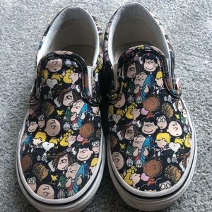 Peanuts & Snoopy Vans Slip on Unisex sz 12.5(kids)
